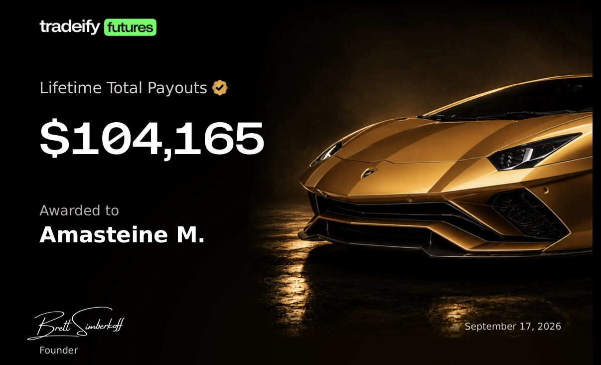 AmasPFT lifetime payout proof screenshot showing more than $104,165 in withdrawals